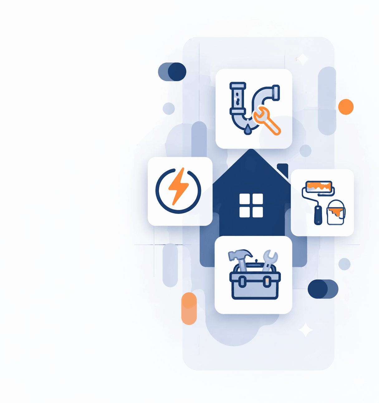 Modern services section design